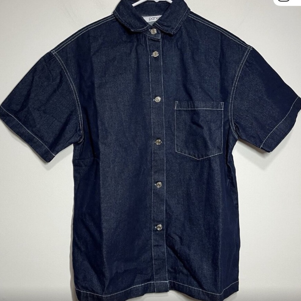 Moving sale! Parke Dark Blue Denim Shirt